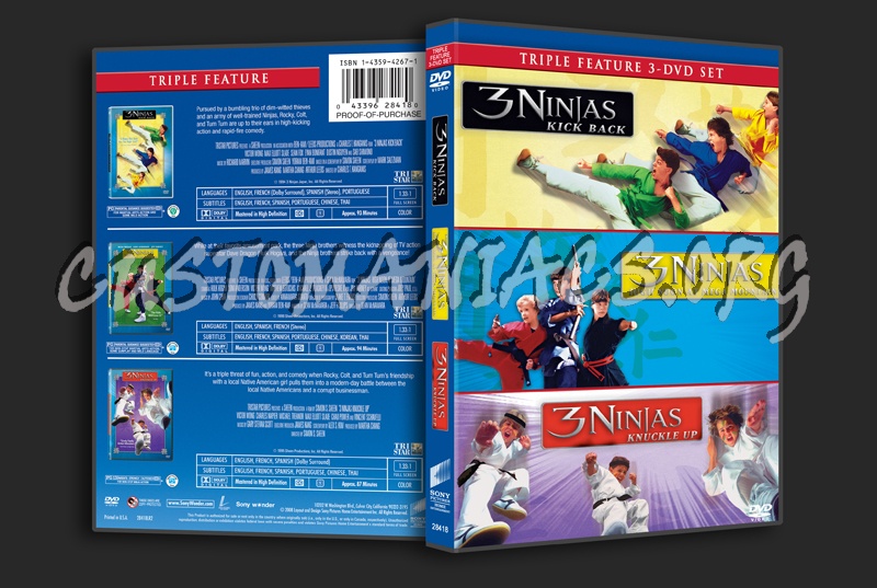 3 Ninjas Triple Feature dvd cover