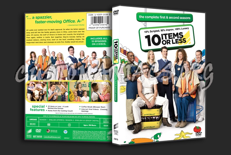 10 Items or Less Season 1&2 dvd cover