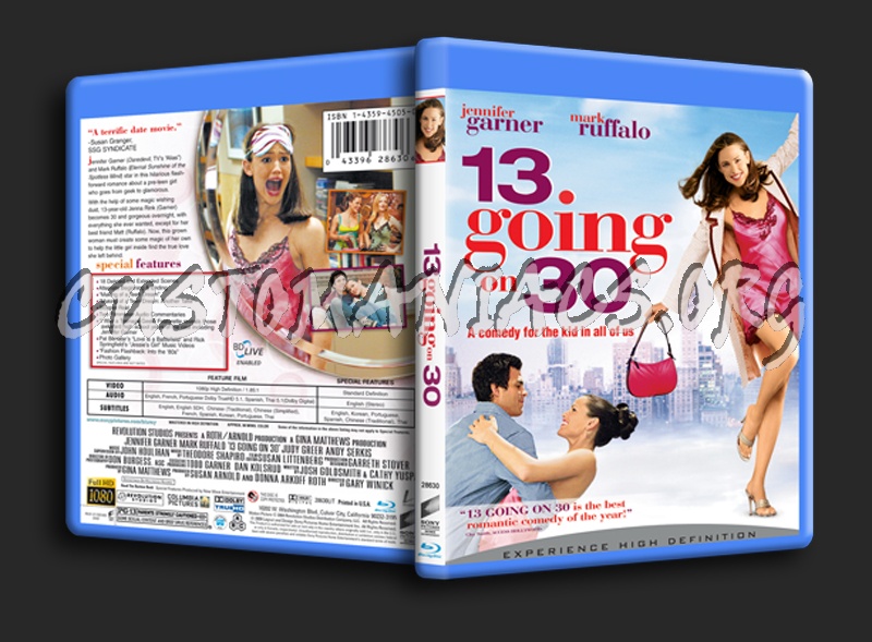 13 Going on 30 blu-ray cover