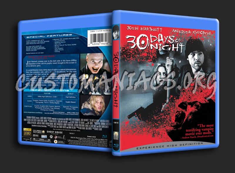 30 Days of Night blu-ray cover