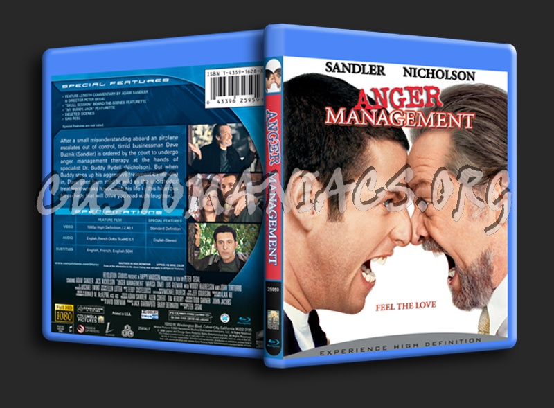 Anger Management blu-ray cover