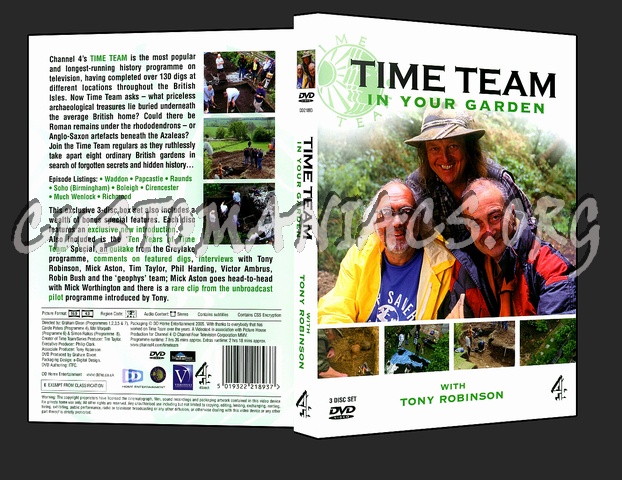 Time Team - In Your Garden dvd cover
