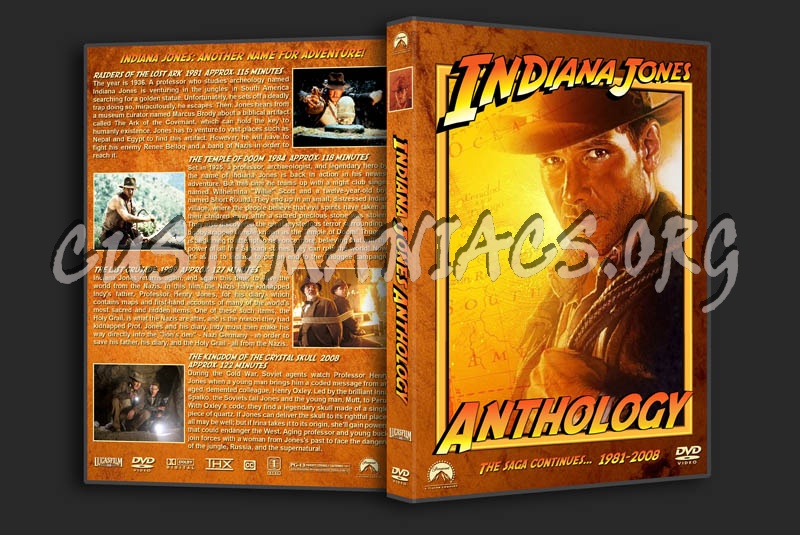 Indiana Jones Anthology dvd cover