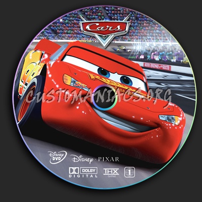 Cars dvd label