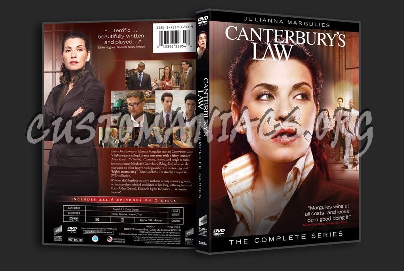 Canterbury's Law complete series dvd cover