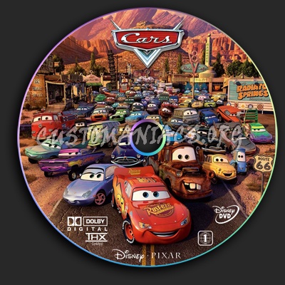 Cars dvd label