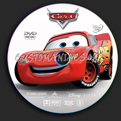 Cars dvd label