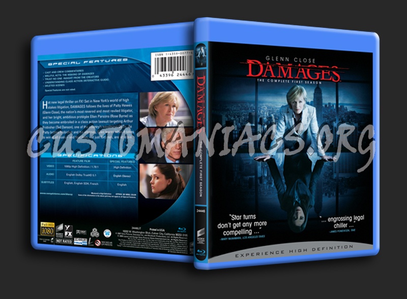 Damages Season 1 blu-ray cover