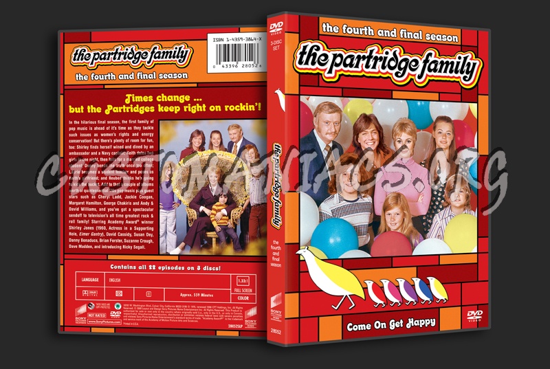 The Partridge Family Season 4 dvd cover