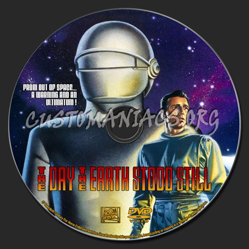 The Day The Earth Stood Still dvd label