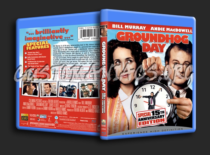 Groundhog Day blu-ray cover - DVD Covers & Labels by Customaniacs, id ...