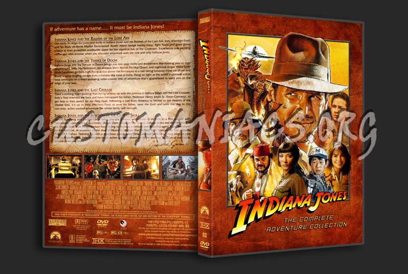 Indiana Jones Complete Adventure Collection dvd cover