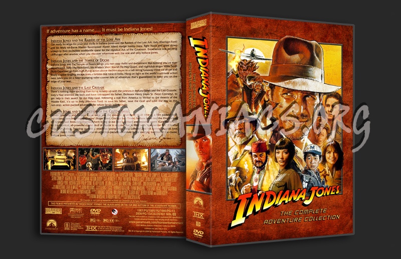 Indiana Jones Complete Adventure Collection dvd cover