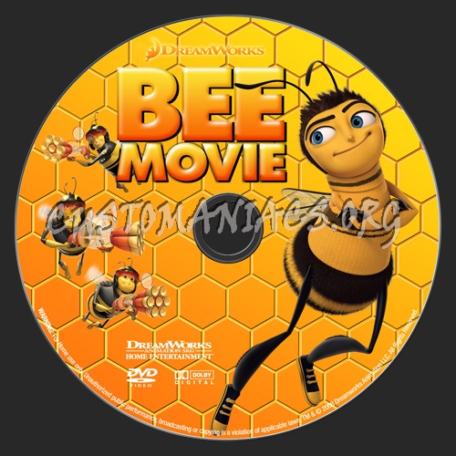 Bee movie dvd label