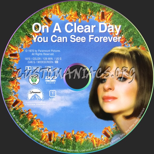 DVD Covers & Labels by Customaniacs - View Single Post - On A Clear Day ...