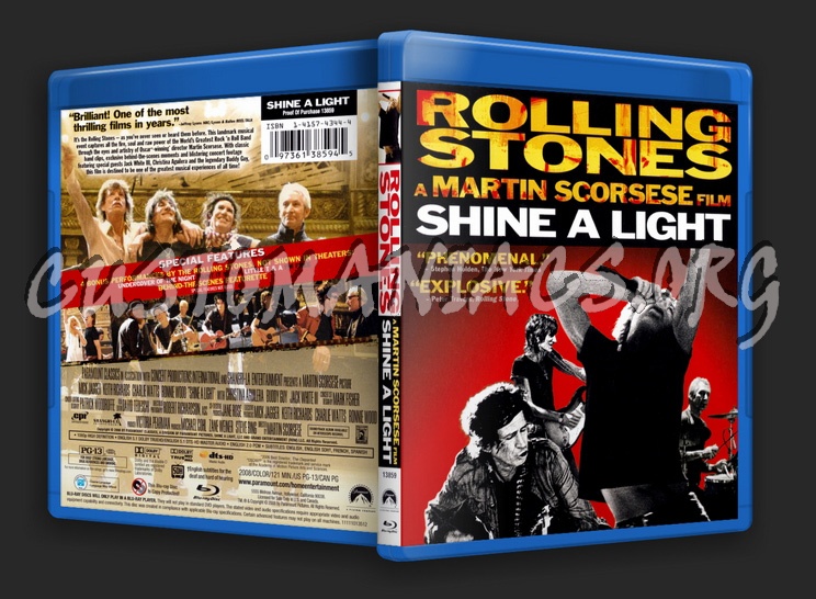 Rolling Stones Shine A Light blu-ray cover