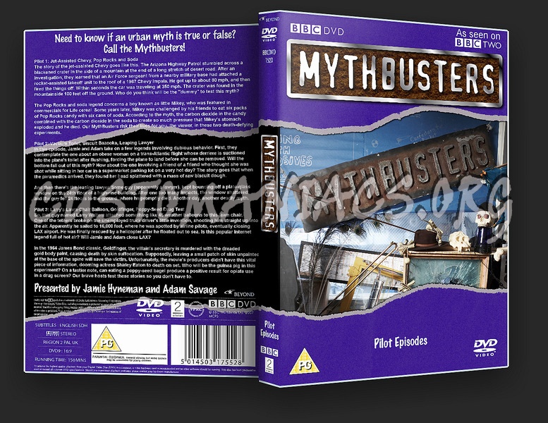 Mythbusters dvd cover