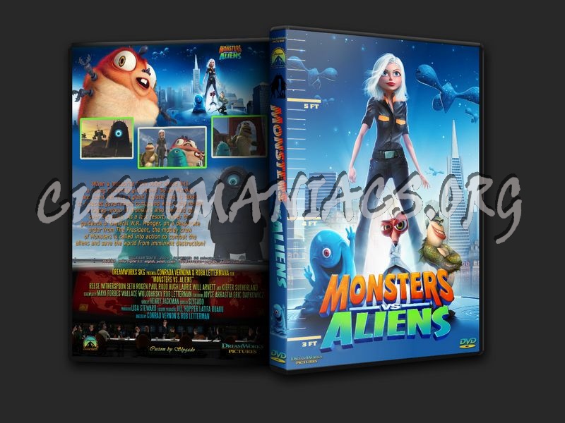 Monsters vs. Aliens dvd cover