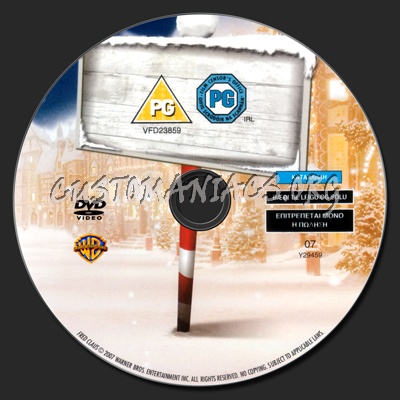 Fred Claus dvd label