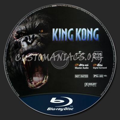 King Kong blu-ray label