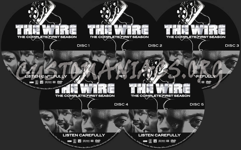 The Wire: Season 1 dvd label