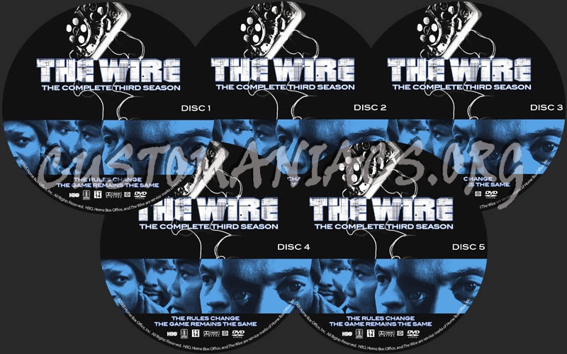 The Wire: Season 3 dvd label
