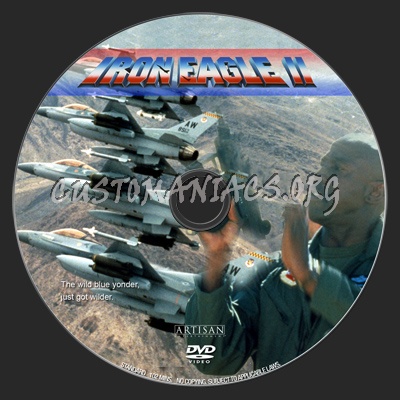 Iron Eagle II dvd label