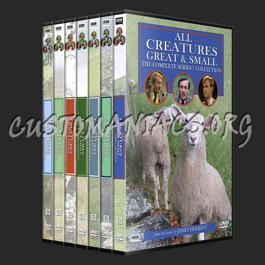 All Creatures Great and Small Series 1-7 dvd cover