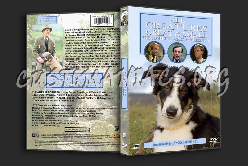 All Creatures Great and Small Series 1-7 dvd cover