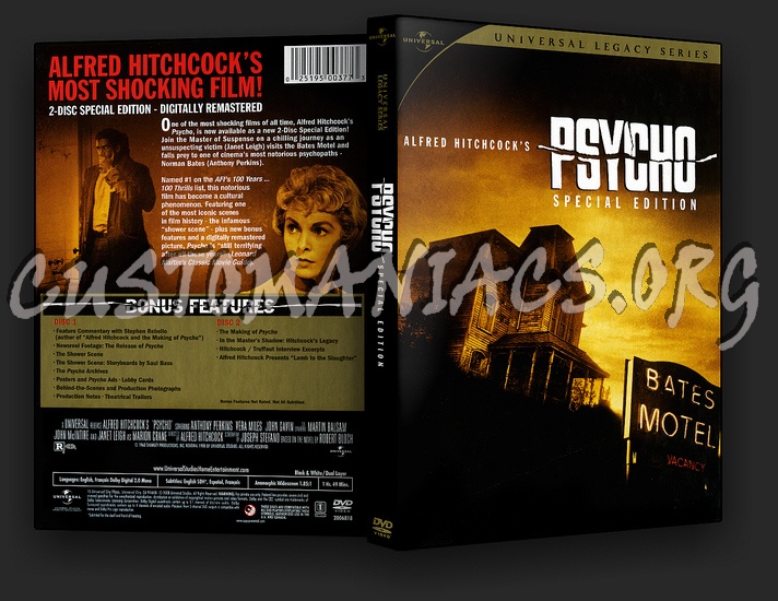 Psycho dvd cover