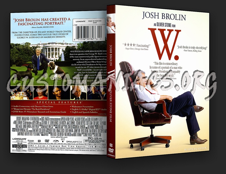 W. dvd cover