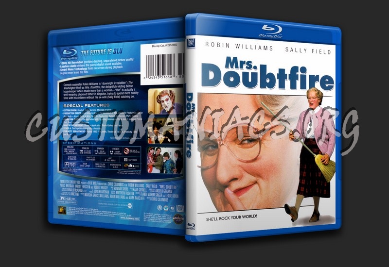 Mrs. Doubtfire blu-ray cover