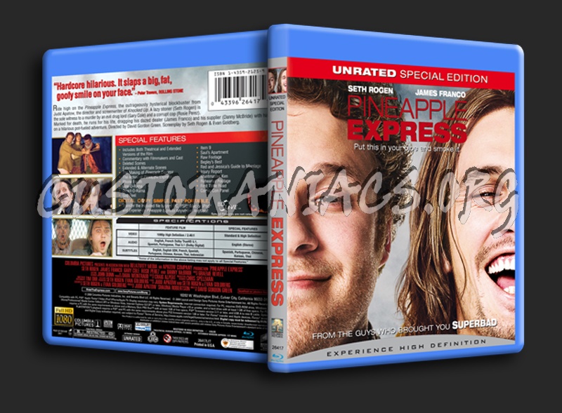 Pineapple Express blu-ray cover