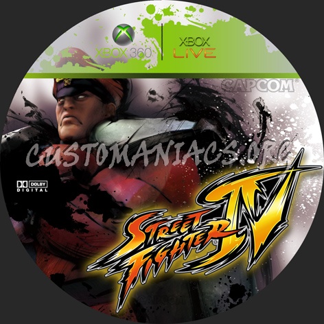 Street Fighter 4 dvd label