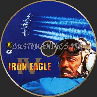 Iron Eagle IV dvd label