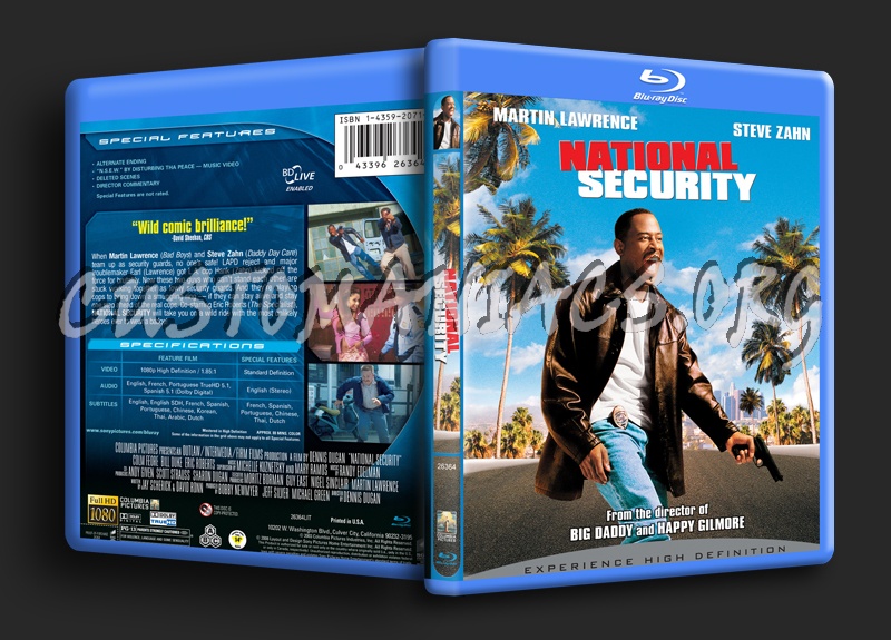 National Security blu-ray cover