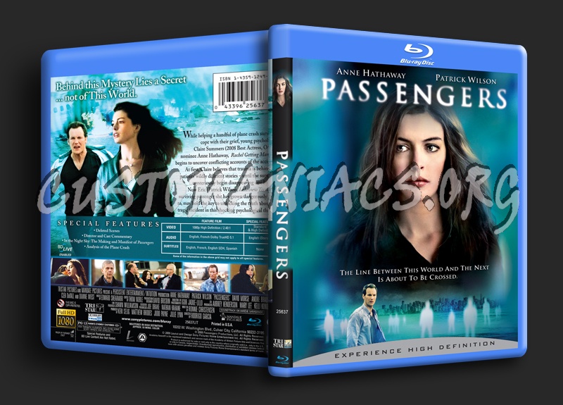 Passengers blu-ray cover