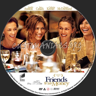 Friends With Money dvd label