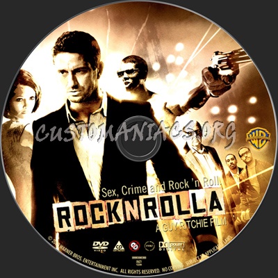 RocknRolla dvd label