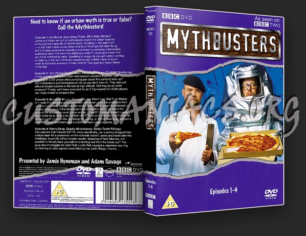 Mythbusters dvd cover