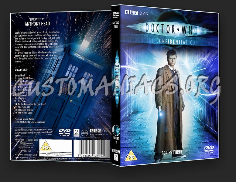 Doctor Who Confidential dvd cover