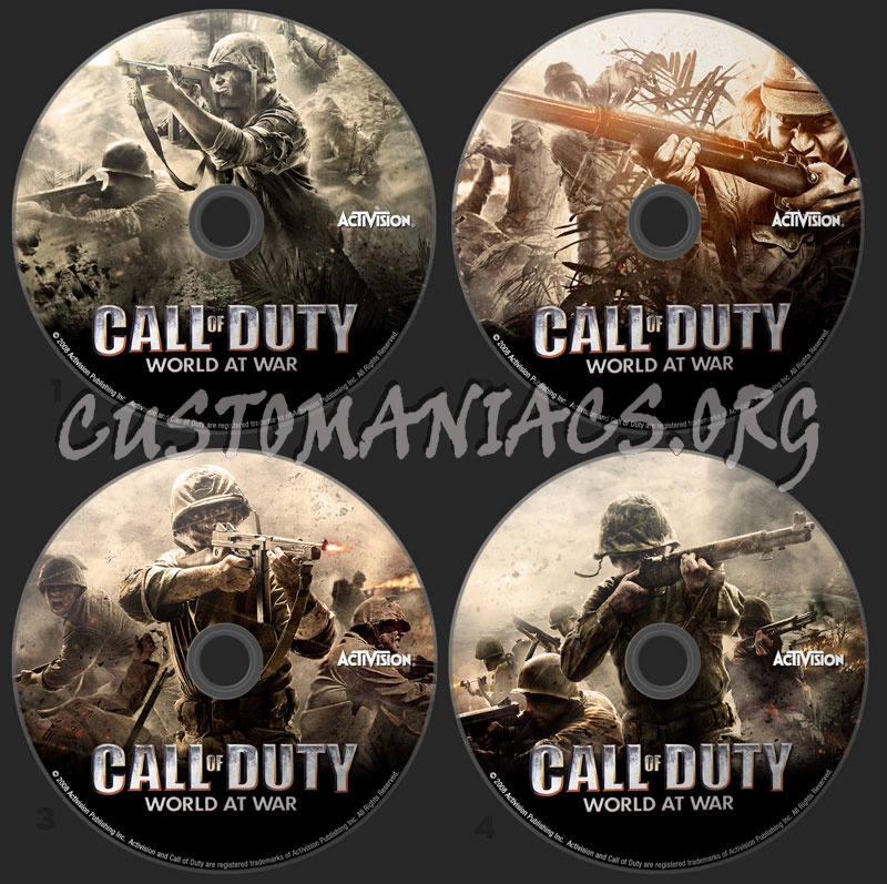 Call of Duty - World at War dvd label