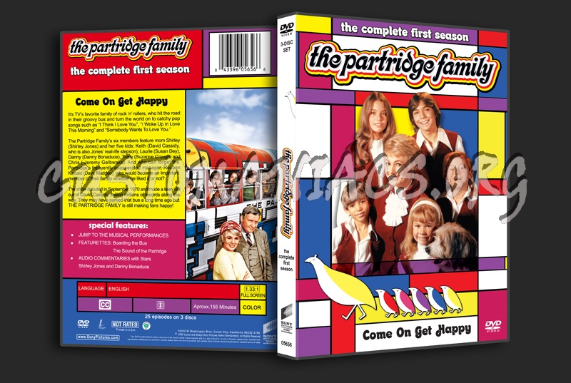 The Partridge Family Season 1 dvd cover