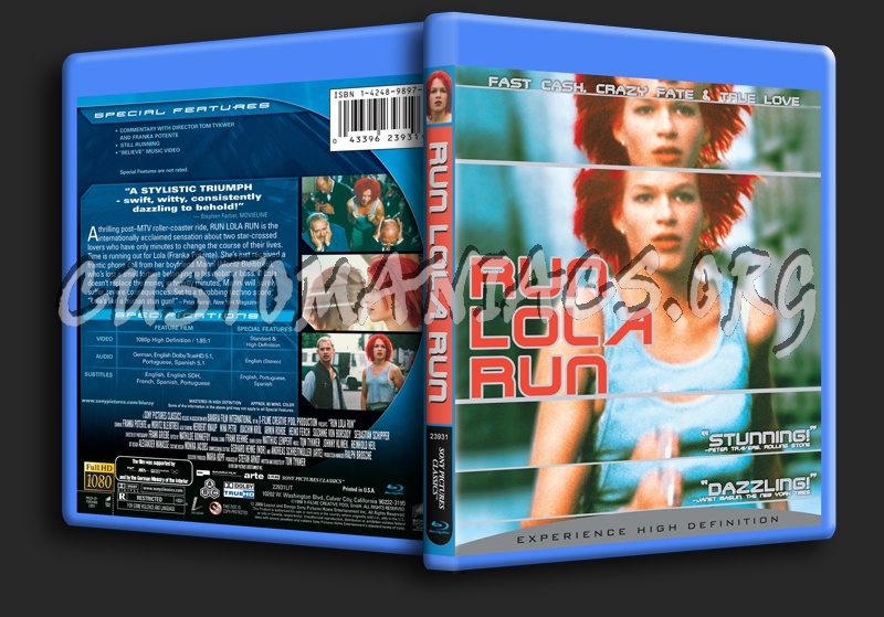 Run Lola Run blu-ray cover