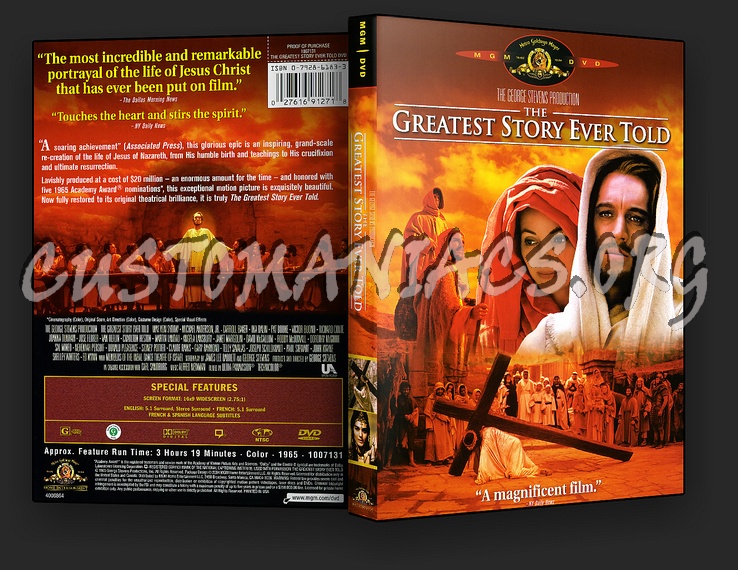 The Greatest Story Ever Told dvd cover