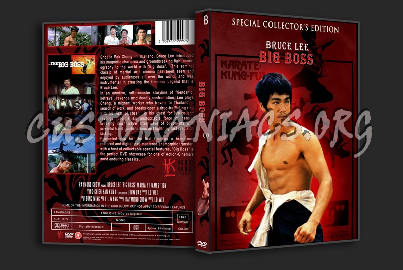 Bruce Lee - Big boss/fist fury/dragon/game of death dvd cover