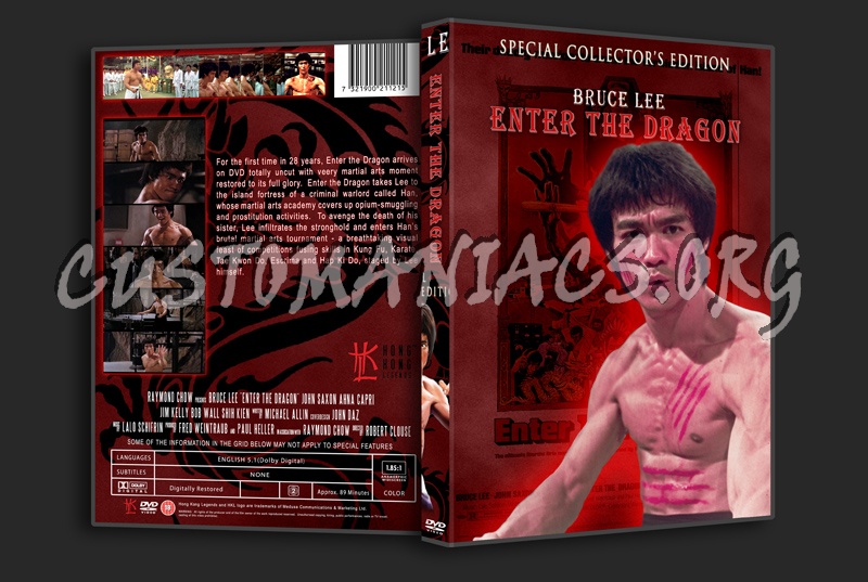 Bruce Lee - Big boss/fist fury/dragon/game of death dvd cover