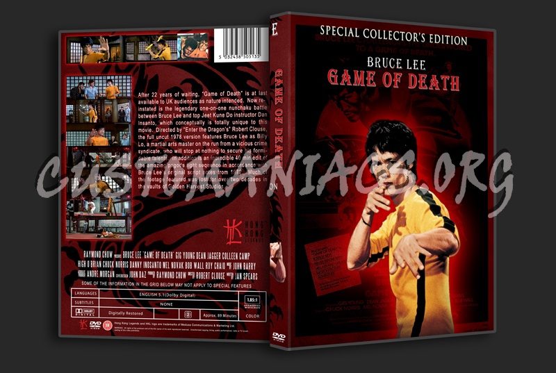 Bruce Lee - Big boss/fist fury/dragon/game of death dvd cover