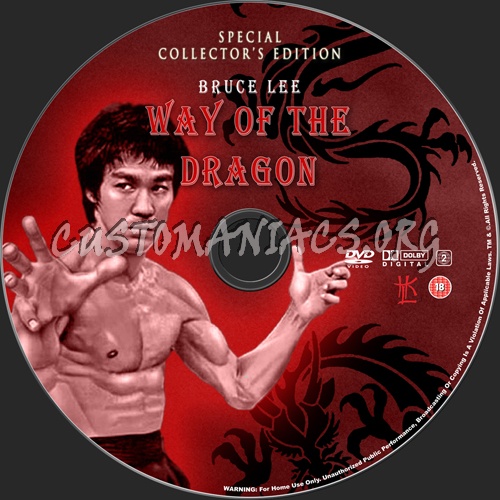 Bruce Lee Collection dvd label