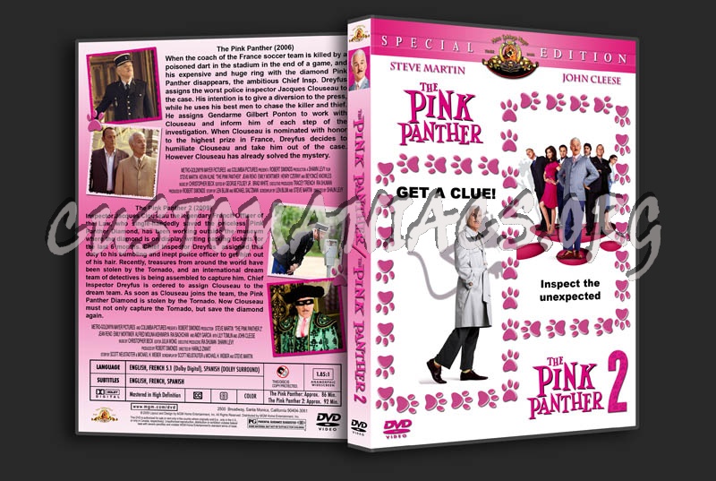 The Pink Panther/The Pink Panther 2 Double Feature dvd cover